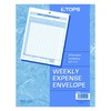 TOPS Sobres de gastos semanales, 8-1/2 x 11, 20 sobres