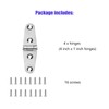 Boat Strap Hinges, Marine Hinges, 4 inch x 1 inch