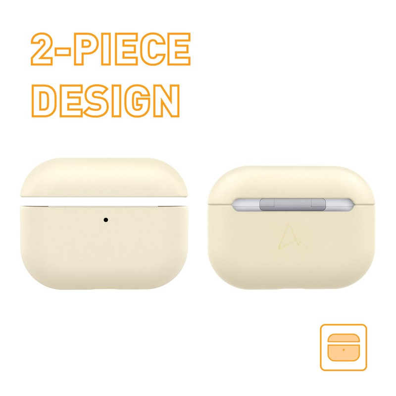 ARMOR Leather Case for AirPods Pro (Twilight White)