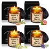 MTLEE 4 Pcs Teacher Appreciation Gifts Candle,Teacher's Last Nerve Scented