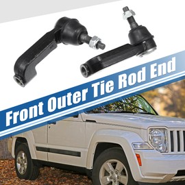uxcell 2pcs Front Outer Tie Rod End Links Steering Tie Rod End Suspension Kit for Jeep Liberty 2002-2007 No.ES3535/ES3536
