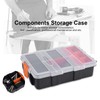 Components Storage Box Two layer Layer Plastic Case Heavy duty