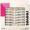 Reeves Gouache Colour Tube Set, 10 ml - 18 Pack