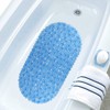 Non Slip Bath Mat for Bathroom Pebbles Frosted Anti Mould