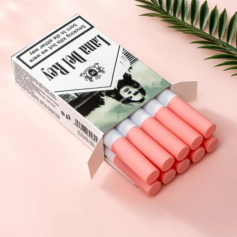 10pcs Labiales Lana Del Rey Juego De Lápiz Labial Mate