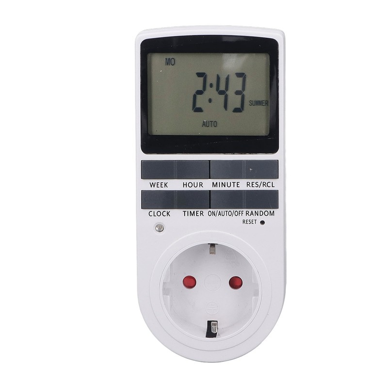 Timer Outlet Digital Intelligent Energy Saving Flame Retardant High Power