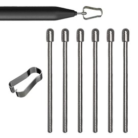 6 Pcs Replacement Metal Nibs Compatible with Remarkable 2 Stylus Tips,Metal Tips Replacement for Remarkable 2/1 Pen + Removal Tweezers