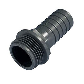 Pisces Male BSP hosetail Connector 32mm Barb to 1"(in) Thread for Pond and Garden Hose Tubing