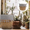Alipis 1Pc Hand Woven Woven Fruit Basket Simple Decorative Vegetable