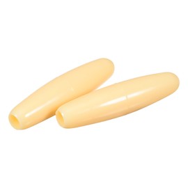 sourcing map Guitar Single Tremolo Arm Bar Tip Cap 5mm Dia ABS Yellow Cover for Electric Guitars Arm Crank Handles, Pack of 2