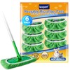 KEEPOW Reusable Wet Pads Refills Compatible with Swiffer Sweeper Mop,