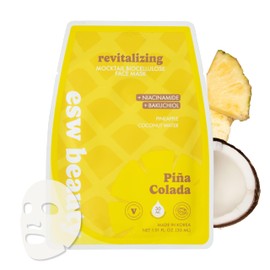 ESW Beauty Piña Colada Revitalizing Face Mask - Refreshing, Vegan Face Mask with Pineapple & Coconut Water for Glowing Skin