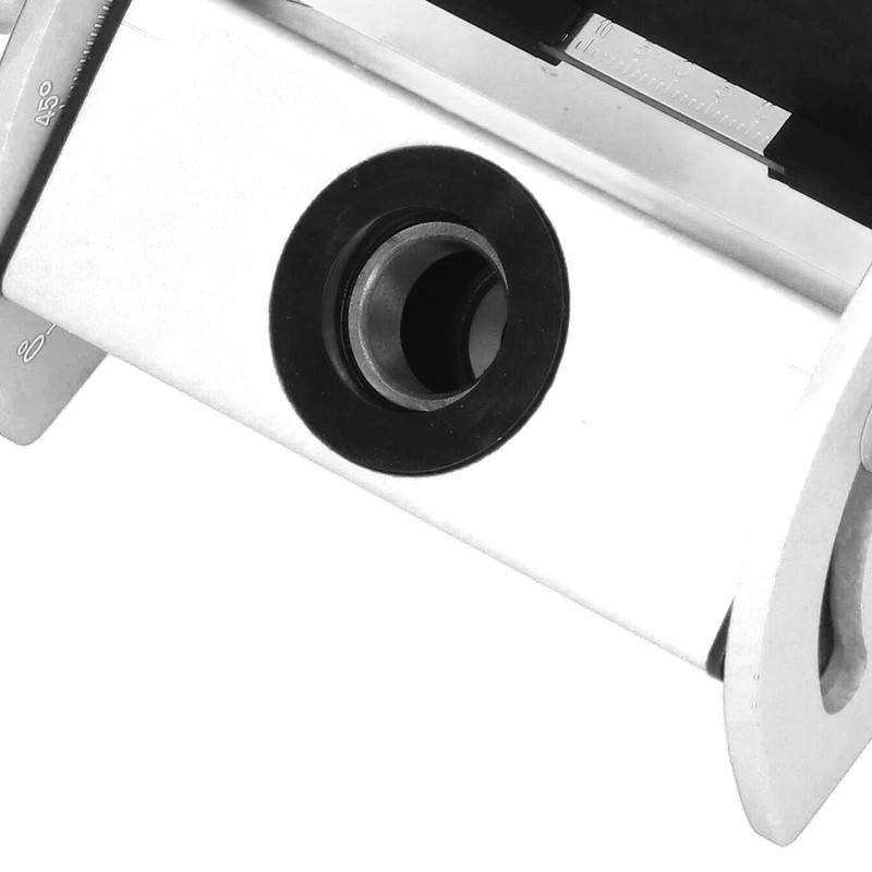 Woodworking Hole Locator Aluminum Alloy Adjustable 0‑90° Clear Scale Guide
