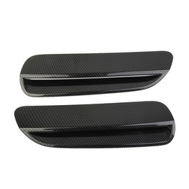 Korlot Carbon Fiber Style Engine Hood Air Outlet Vent Moulding Cover Trim for Pontiac G8