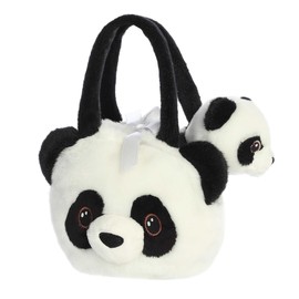 Aurora® Eco-Friendly Eco Nation™ Baby Panda Stuffed Animal - Environmental Consciousness - Recycled Materials - White 6 Inches