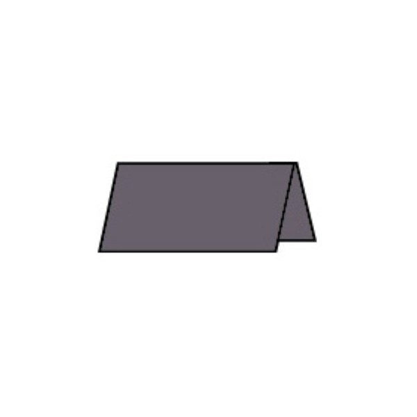Paperado 100 x 100 mm Table Placecard - Schiefer (Dark Grey) (Pack of 5)