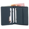 Leather RFID Mini Wallet Men Women Space for Over 15