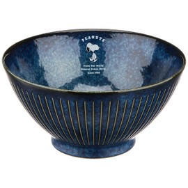 Kaneshotouki 614115 Peanuts Snoopy Indigo Noodle Bowl