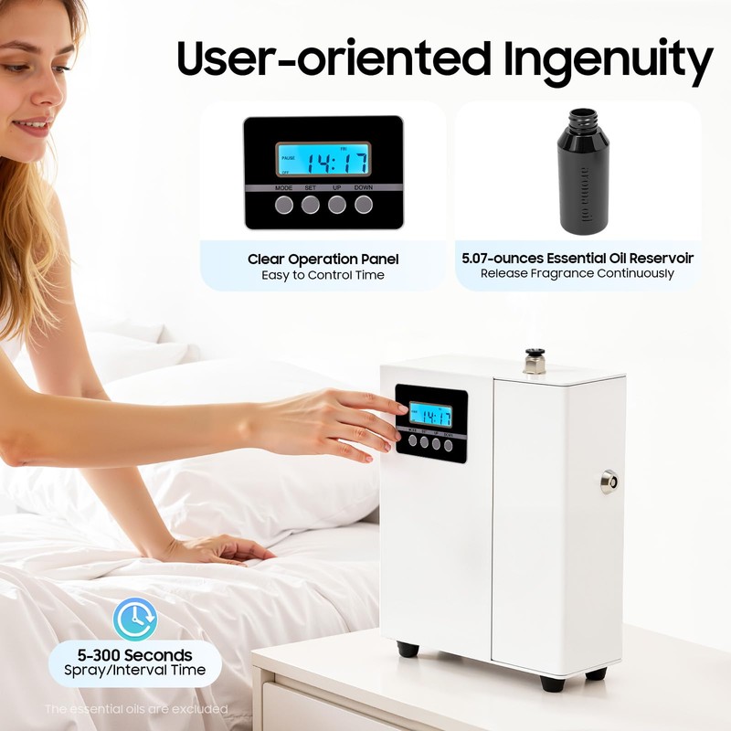 HVAC App Fragrance Machine, Scent Air Machine for Home 150ml