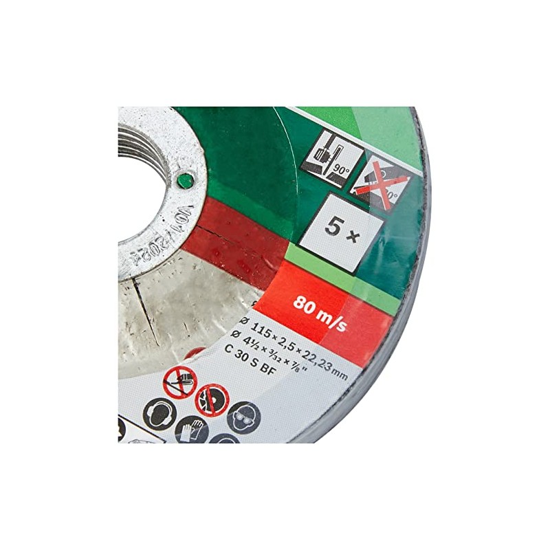 Bosch 2609256334 Cutting Disc Set with Depressed Center for Stone