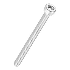 Kozelo 50pcs Socket Head Cap Screws - [M3-0.5 x 40mm] 304 Stainless Steel Allen Socket Drive for Electrical Motor 3D Printing Fan Engine Replacement Use, Silver