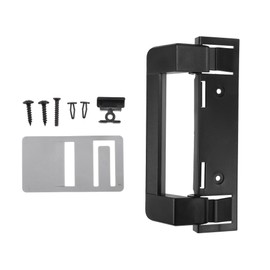 Motoforti Universal RV Refrigerator Door Handle Holder, Plastic, Black, 1 Set