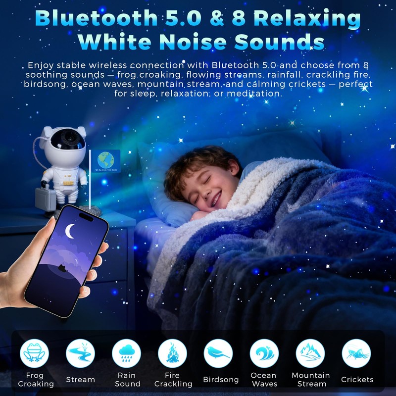 Astronaut Galaxy Projector Planetarium Star Projector, 12-in-1 Space Galaxy Light