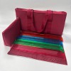 160 Tiles American Mahjong Set with Tartan Plaid Navy Neoprene