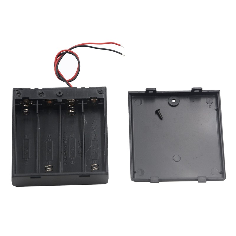 LampVPath (Pack of 2 4 AA 6V Battery Holder with