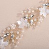 Teyglen Gold Wedding Flower Hair Vine Floral Flower Headpiece Bridal