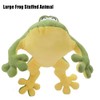 Zxioral Large Frog Stuffed Animal Green Frog Plush Toy Frog
