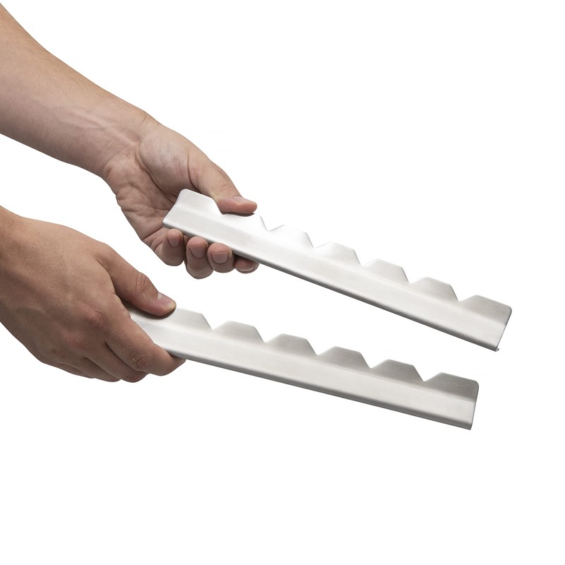 RIMCROW Kabob Rack for Grill, Oven or Smoker; Holds Shish