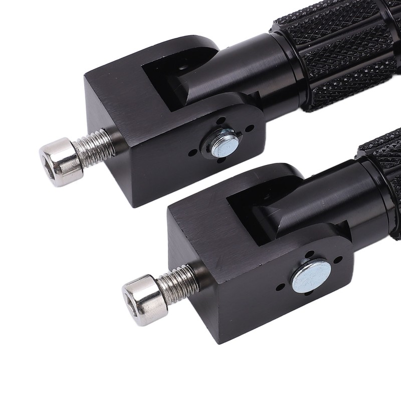 1 Pair Universal Motorcycle Footrests Rear Set Footpegs with 8mm