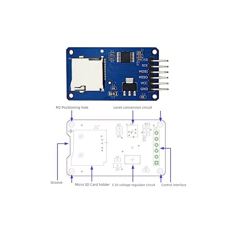 10 unidades adaptador de tarjeta Micro SD TF lector y