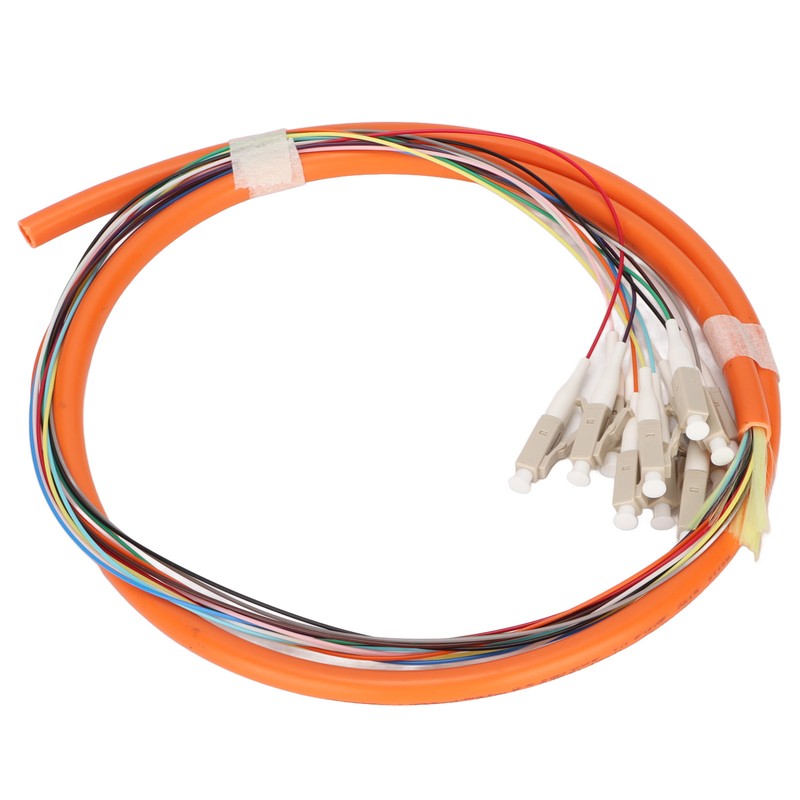 Fiber Pigtail 12 Strand Multimode Stable Fiber Pigtail Cable for