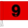 CMW Golf Flags - set of 9 - Numbered 1-9