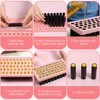 100Pcs Lip Balm Tubes Kit with Filling Tray & Spatula,