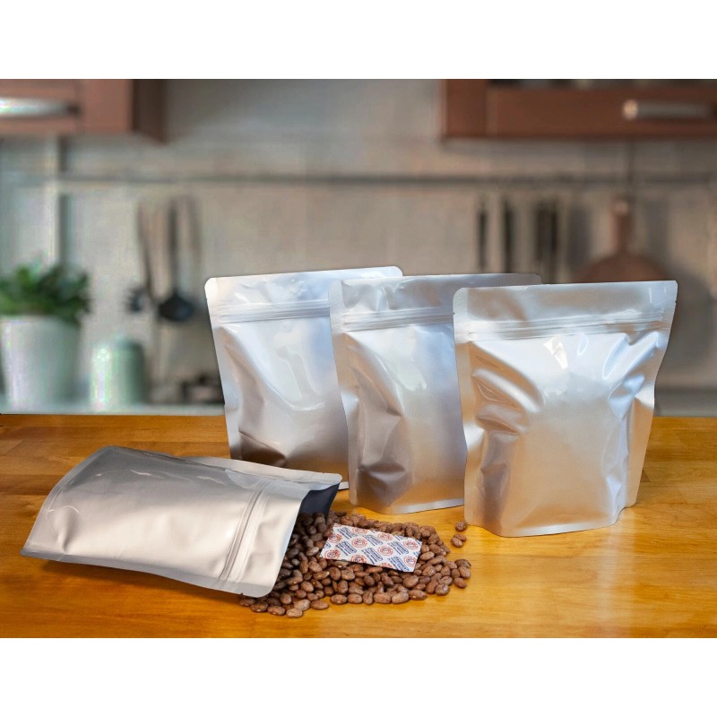 PackFreshUSA (100 Pack) 7 Mil Quart Seal-Top Stand Up Mylar