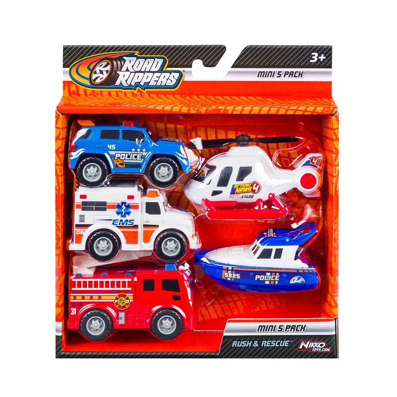 Nikko 20383 Mini Vehicles Rescue and Safety Set
