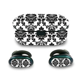 MightySkins Skin for Skullcandy Push Wireless Earbuds - Vintage Damask | Protective, Durable, and Unique Vinyl Decal wrap Cover | Easy to Apply, Remove, and Change Styles | Made in The USA