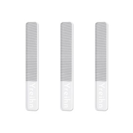 Yreihn Glass Nail File Set with Cases, 3 Pack, Professional Crystal Files for Natural Nails