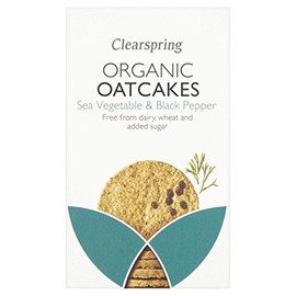 Clearspring Organic Sea Vegetable & Black Pepper Oatcakes 200g