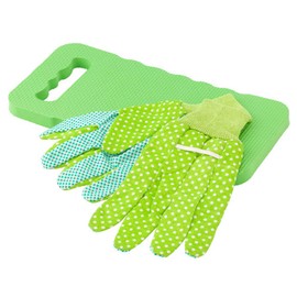 noTrash2003 Garden set including knee pad, pruner and gloves for garden and balcony as a practical set.