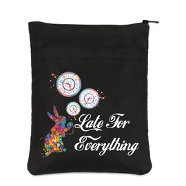 Plit Alice Inspired Book Case, Alice Fans, Gift, Mum, Gift, Sp?t for Everything, White Rabbit, Book Protection (Sp?t alles BSblU)