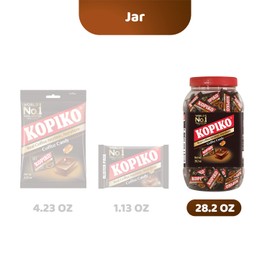 Kopiko Coffee Candy – Bold-Tasty Hard Candy from Indonesia with Real Coffee Extract – A Satisfying Boost for On-the-Go Energy (2-Pack 28.2oz Each)