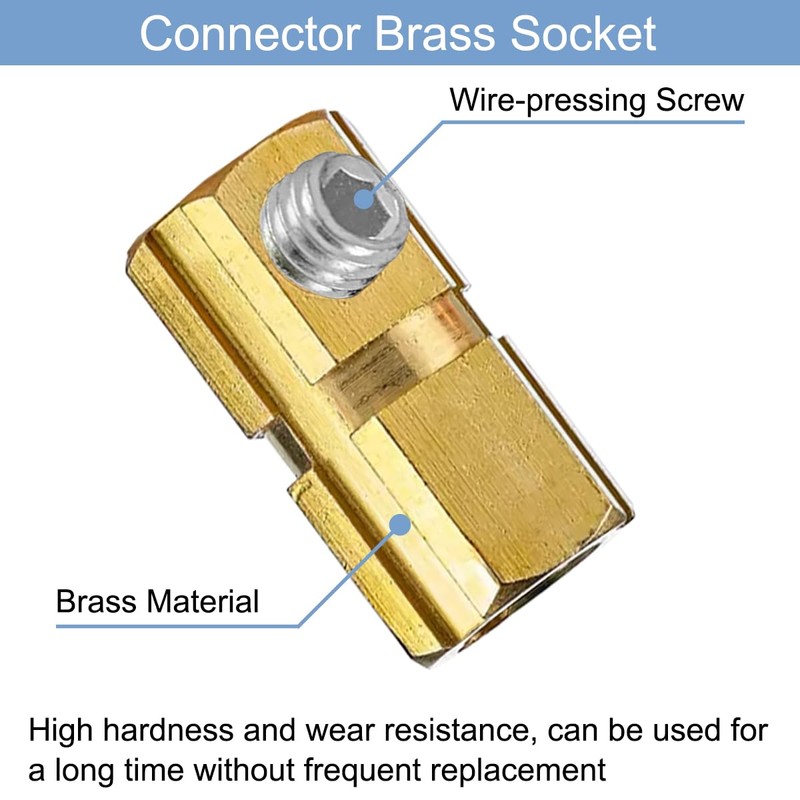 EATBALE EDKL10-25 Connector for TIG Welding Cable Panel Connector-Plug for