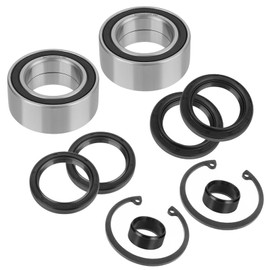 Front Wheel Bearings Seals Kits Fit for Honda Foreman 400 TRX400FW Foreman 450 TRX450 S/ES/FE/FM Foreman 500 Only for 4x4, Replace 91051-HC5-003 91209-HN2-003 91256-HC5-003