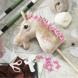 Panduro Hobby Horse | Bows with Rubber Bands | Accessories for Horse