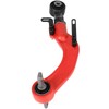 AUTOMUTO Set of 2 Rear Control Camber Arms Red Adjustable