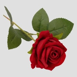 Single large rose flower oxygen bouquet adult cat artificial flower artificial flower small white / 한송이 대품 장미꽃 산소 꽃다발 성묘 조화꽃 인조꽃 소 화이트